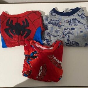 Spider-Man and Dinosaur Themed Pajama Set